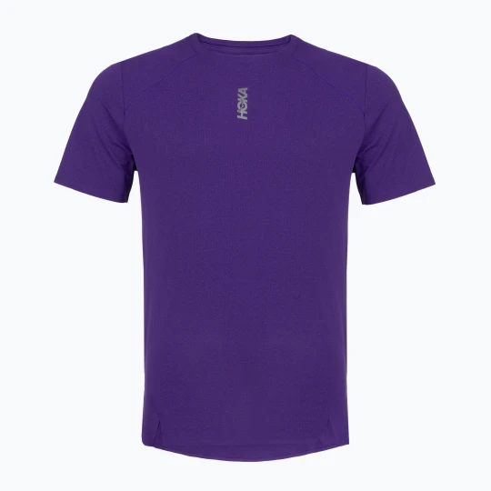 Zdjęcie produktu Koszulka do biegania męska HOKA EveryRun Short Sleeve cosmic purple Fioletowy