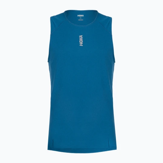 Zdjęcie produktu Koszulka do biegania męska HOKA EveryRun Tank night glow blue