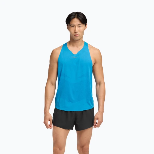 Zdjęcie produktu Koszulka do biegania męska HOKA Race Singlet hoka blue