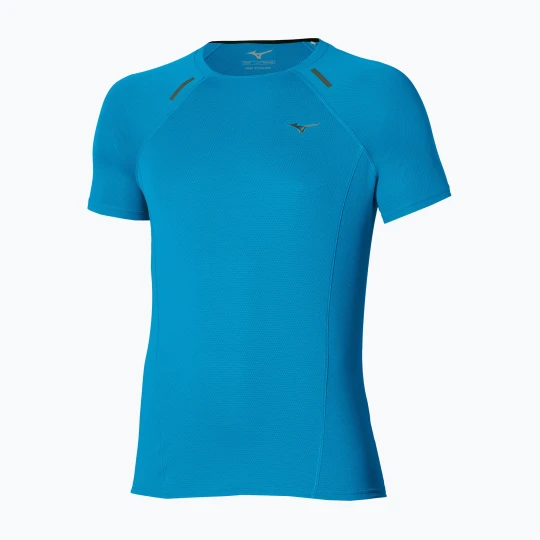 Zdjęcie produktu Koszulka do biegania męska Mizuno Active Dryaeroflow blue jewel