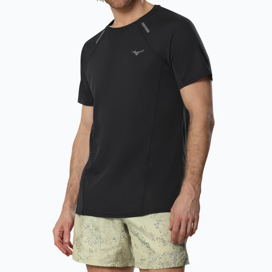 Zdjęcie produktu Koszulka do biegania męska Mizuno Active DryAeroFlow Tee black