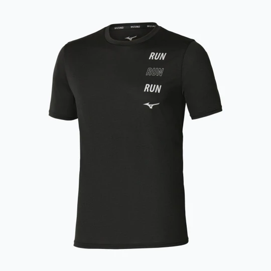 Zdjęcie produktu Koszulka do biegania męska Mizuno Core Run Short Sleeve Tee black