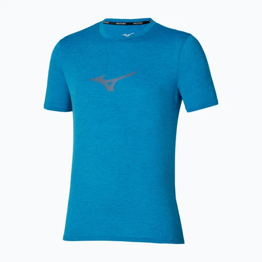 Zdjęcie produktu Koszulka do biegania męska Mizuno Core Runbird Short Sleeve Tee blue jewel