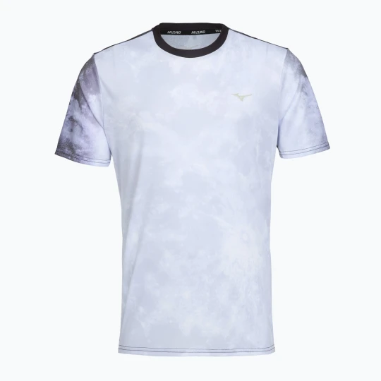 Zdjęcie produktu Koszulka do biegania męska Mizuno Graphic Short Sleeve Tee tsukikage Szary
