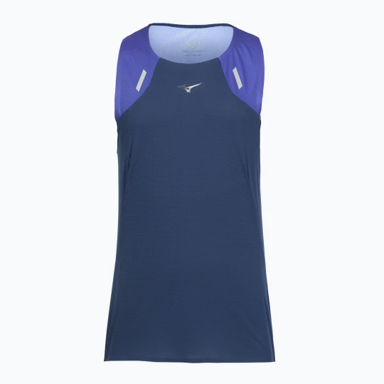 Zdjęcie produktu Koszulka do biegania męska Mizuno Tech Light Tank estate blue Czarny
