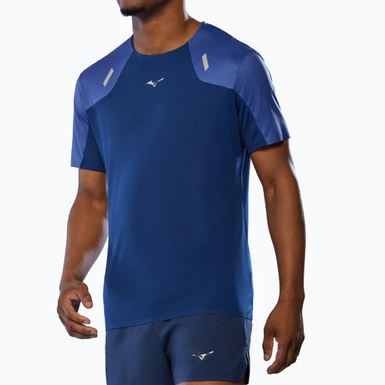 Zdjęcie produktu Koszulka do biegania męska Mizuno Tech Light Tee estate blue