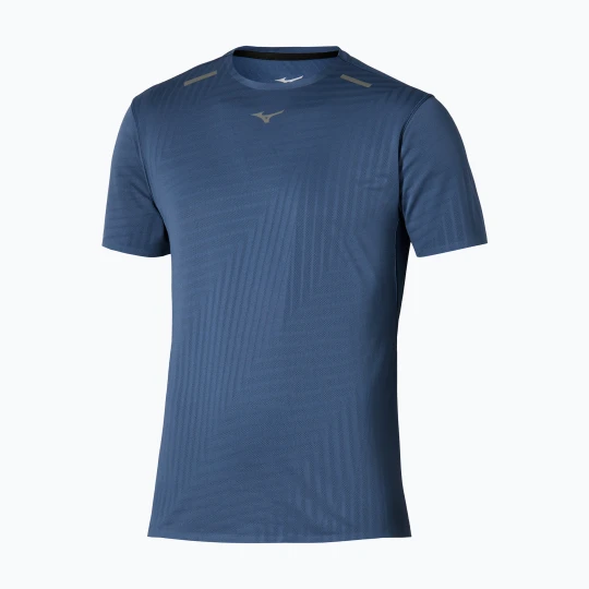 Zdjęcie produktu Koszulka do biegania męska Mizuno Tech Light Tee estate blue Granatowy