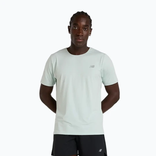 Zdjęcie produktu Koszulka do biegania męska New Balance Race Day clayash Zielony