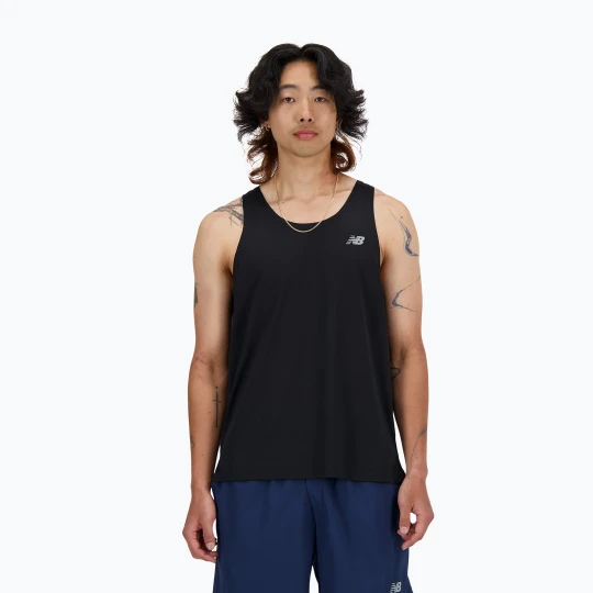 Zdjęcie produktu Koszulka do biegania męska New Balance Sport Essentials Singlet black