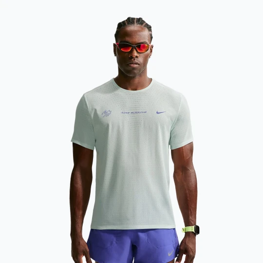 Zdjęcie produktu Koszulka do biegania męska Nike AeroSwift Dri-Fit ADV barely green/lapis