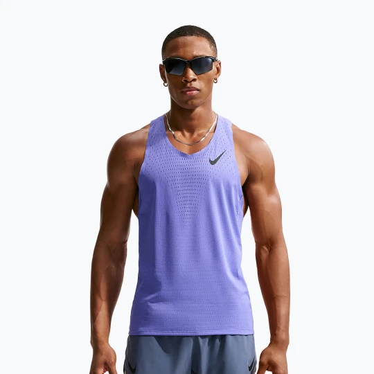 Zdjęcie produktu Koszulka do biegania męska Nike AeroSwift Dri-Fit ADV sapphire/black Niebieski