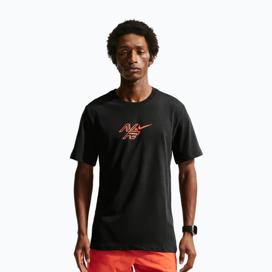 Zdjęcie produktu Koszulka do biegania męska Nike AeroSwift Dri-Fit black/bright crimson