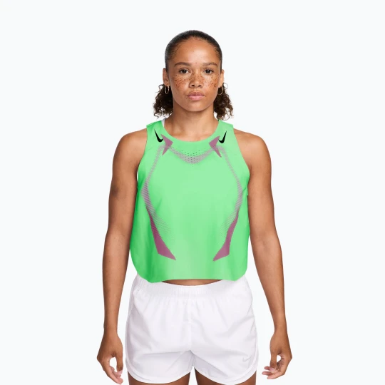 Zdjęcie produktu Koszulka do biegania męska Nike AeroSwift illusion green / black / black