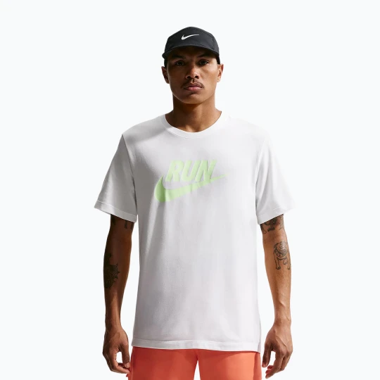 Zdjęcie produktu Koszulka do biegania męska Nike Dri-Fit Running white/barely volt