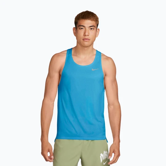 Zdjęcie produktu Koszulka do biegania męska Nike Fast Dri-Fit light current blue