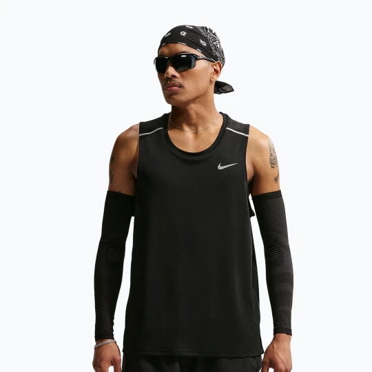 Zdjęcie produktu Koszulka do biegania męska Nike Miler Dri-Fit black Szary