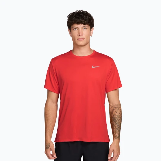Zdjęcie produktu Koszulka do biegania męska Nike Miler Dri-Fit UV light crimson Różowy