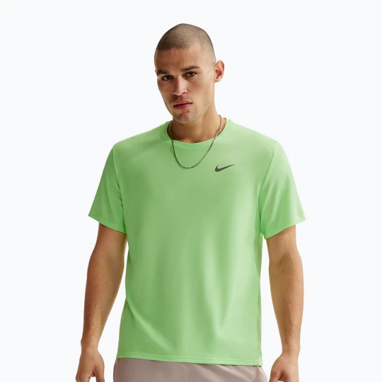 Zdjęcie produktu Koszulka do biegania męska Nike Miler Dri-Fit UV lime blast Żółty
