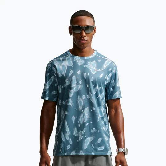 Zdjęcie produktu Koszulka do biegania męska Nike Miler Dri-Fit UV smokey blue