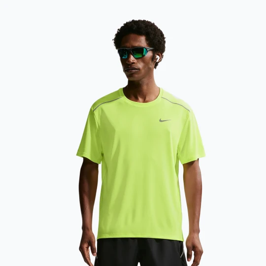 Zdjęcie produktu Koszulka do biegania męska Nike Miler Dri-Fit UV volt ice Żółty