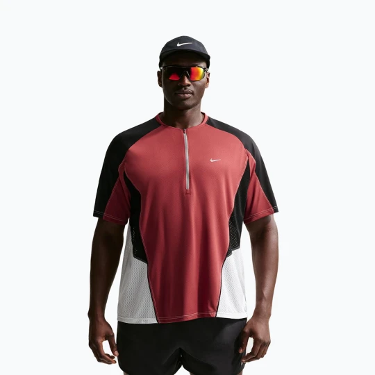 Zdjęcie produktu Koszulka do biegania męska Nike Retro Dri-Fit team crimson/black Bordowy