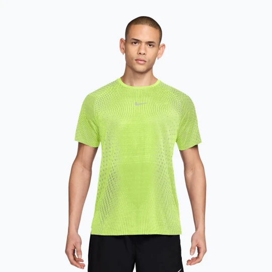Zdjęcie produktu Koszulka do biegania męska Nike Stride Aero-FIT light lemon twist Zielony