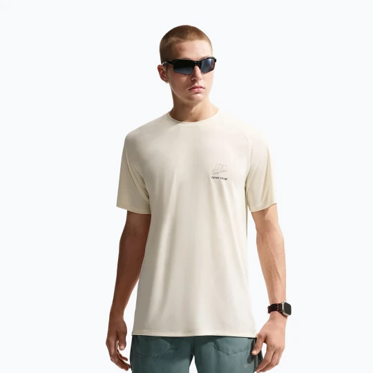Zdjęcie produktu Koszulka do biegania męska Nike Stride Dri-Fit ADV coconut milk Biały