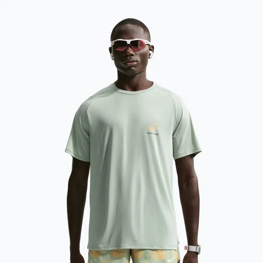 Zdjęcie produktu Koszulka do biegania męska Nike Stride Dri-Fit ADV jade horizon Zielony
