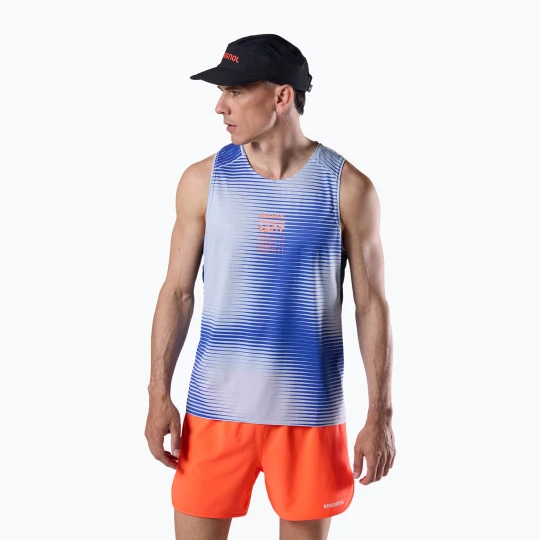 Zdjęcie produktu Koszulka do biegania męska Rossignol Sapa Ultra Tank dazzle blue line fogg