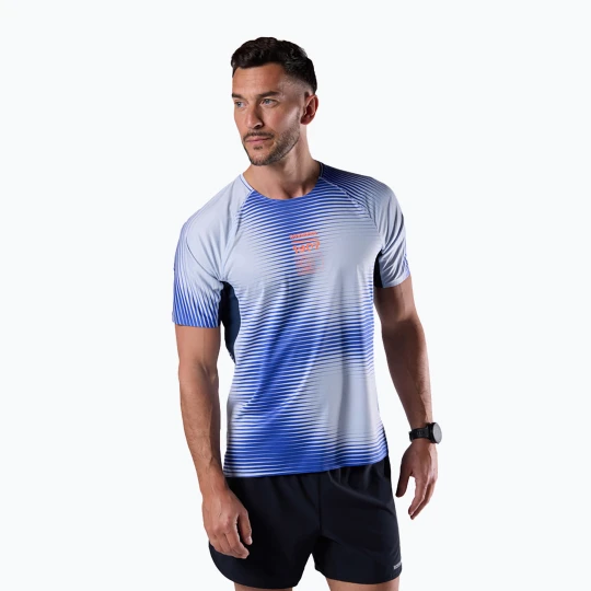 Zdjęcie produktu Koszulka do biegania męska Rossignol Sapa Ultra Tee dazzle blue line fogg