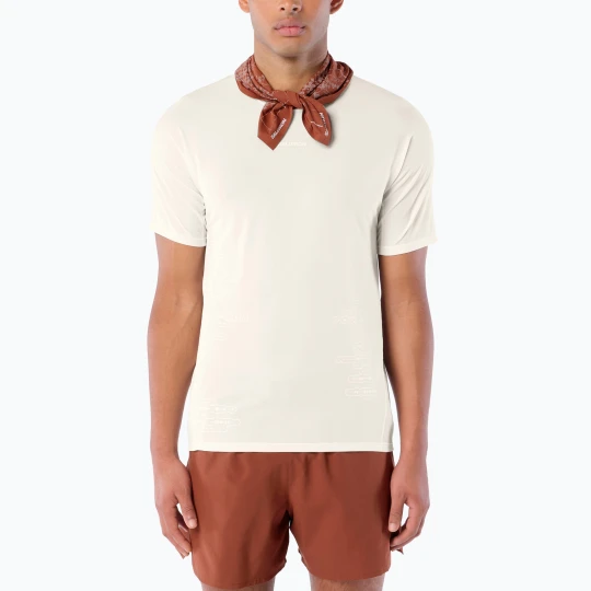Zdjęcie produktu Koszulka do biegania męska Salomon Sense Aero GFX Tee SS whisper white / raind day / bright white