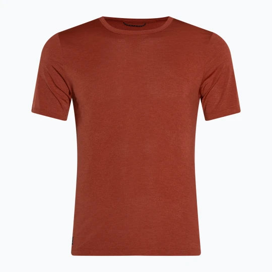 Zdjęcie produktu Koszulka do biegania męska Saucony Stopwatch paprika heather Czerwony