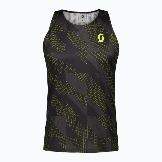 Zdjęcie produktu Koszulka do biegania męska SCOTT RC Run Tank black/yellow