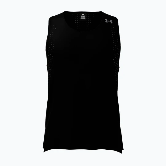 Zdjęcie produktu Koszulka do biegania męska Under Armour Velociti Pro Singlet black/black/metallic silver