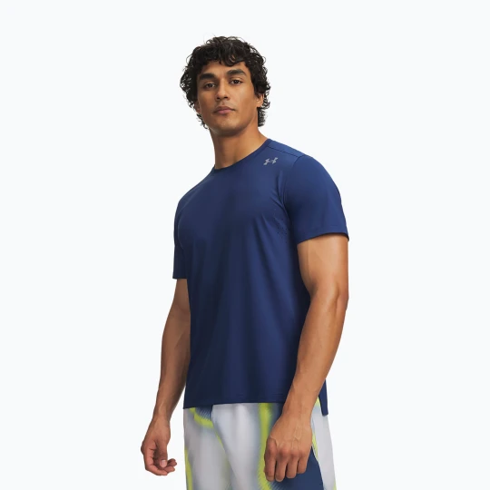 Zdjęcie produktu Koszulka do biegania męska Under Armour Velociti Pro SS blackout navy / reflective Granatowy
