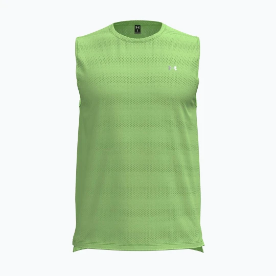 Zdjęcie produktu Koszulka do biegania męska Under Armour Velociti Tank lumos lime/white Zielony