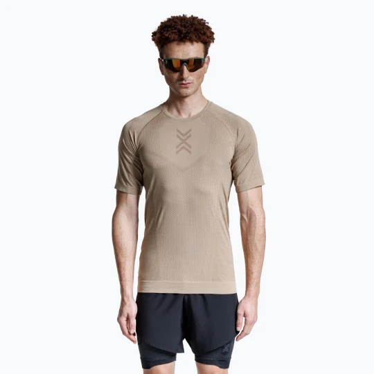 Zdjęcie produktu Koszulka do biegania męska X-Bionic Xceed Run sand / dark sand Beżowy