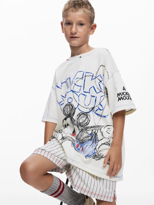 Zdjęcie produktu Koszulka z nadrukiem Mickey Mouse™ Desigual biały