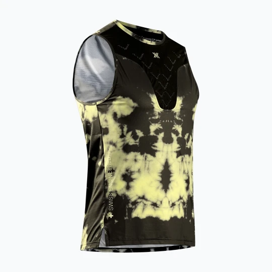 Zdjęcie produktu Koszulka do biegania X-Bionic Corefusion Run Tank tie dye electric energy Szary