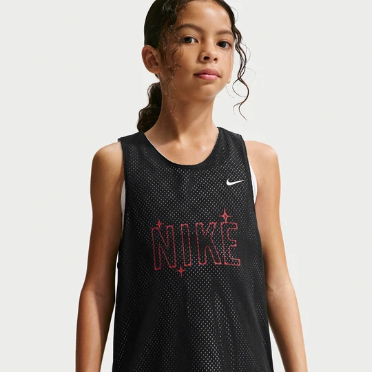 Zdjęcie produktu Koszulka do koszykówki dla dużych dzieci Nike Dri-FIT - Czerń