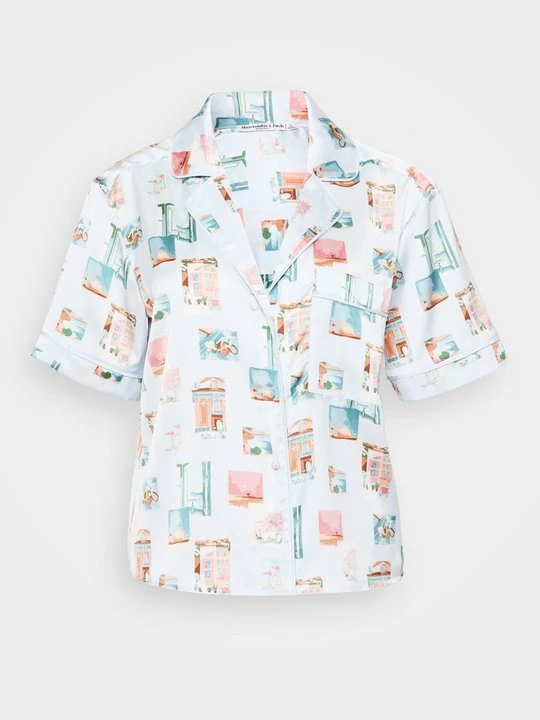 Zdjęcie produktu Koszulka do spania Abercrombie & Fitch granatowy