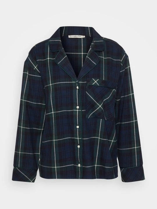 Zdjęcie produktu Koszulka do spania Abercrombie & Fitch ciemnozielony