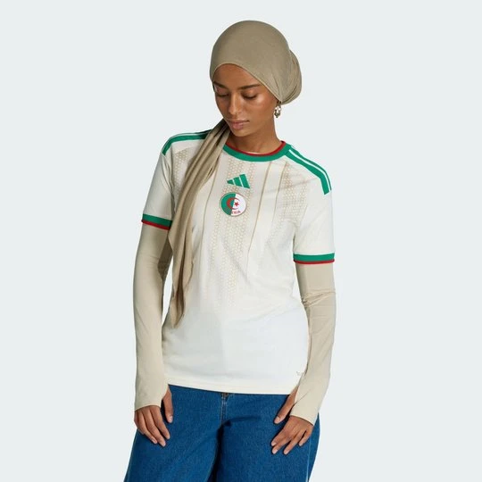 Zdjęcie produktu Koszulka domowa Algeria 26 Adidas Chalk White