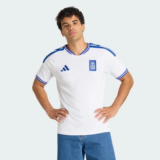 Zdjęcie produktu Koszulka domowa Grecja 26 Adidas biały