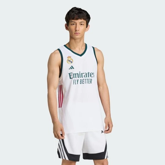 Zdjęcie produktu KOSZULKA DOMOWA MĘSKA REAL MADRYT BB Adidas biały
