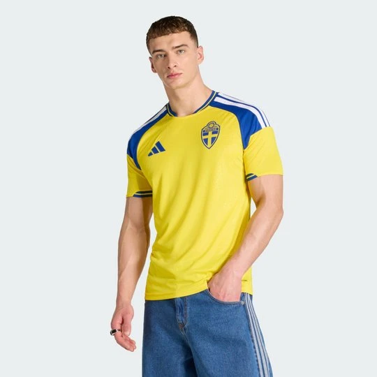 Zdjęcie produktu Koszulka domowa Szwecja 26 Adidas żółty