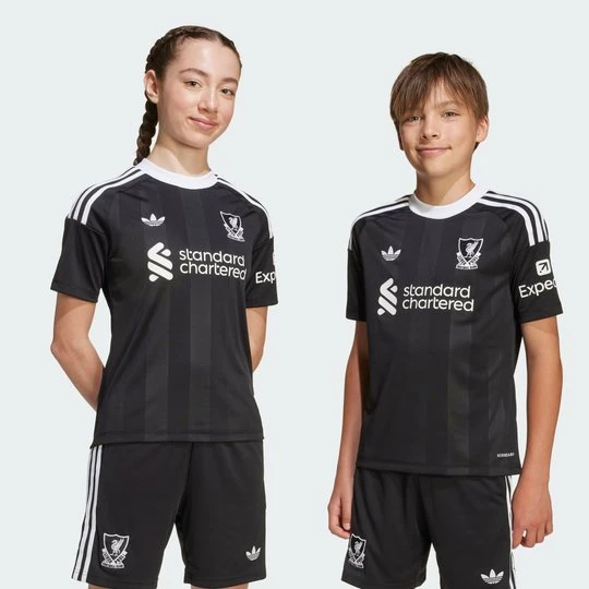 Zdjęcie produktu Koszulka dziecięca Liverpool FC 25 / 26 Third Goalkeeper Adidas czarny
