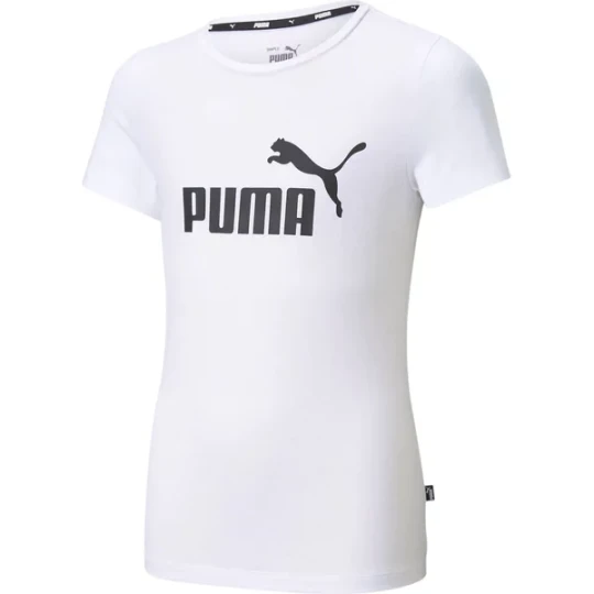 Zdjęcie produktu Koszulka dziewczęca Essentials Logo Tee Puma Biały