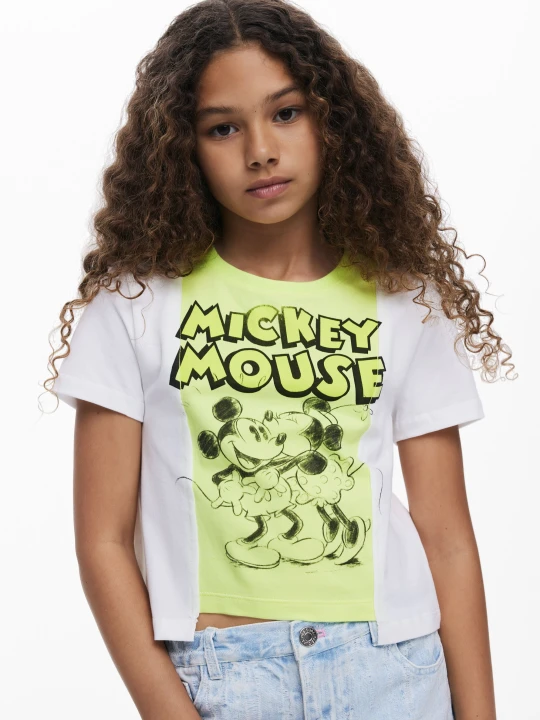 Zdjęcie produktu Dwukolorowa koszulka Mickey i Minnie mouse™ Desigual żółty