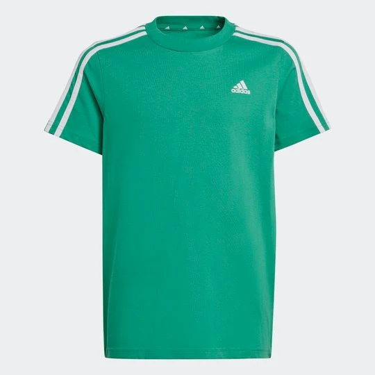 Zdjęcie produktu Koszulka Essentials 3-Stripes Cotton Adidas zielony